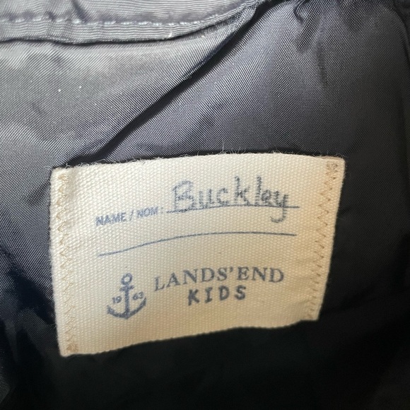 Lands' End Squall Snow Ski Pants Kids Girls 6X Black Grow A Longs Waterproof - Picture 15 of 16